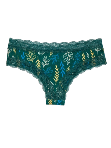 Výnimočný darček od Dedoles Dámske nohavičky s čipkou Jesemé listy