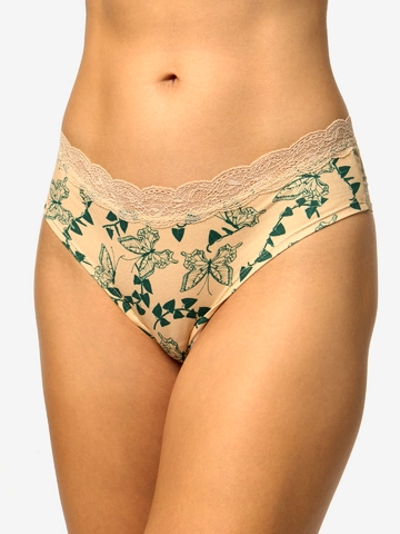 Hľadáte originálny a nezvyčajný darček? Obdarovaného zaručene prekvapí Dámske nohavičky s čipkou Motýle a brečtan