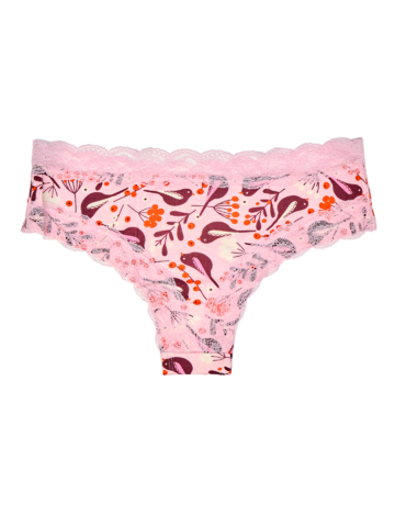 Ausverkauf Spitzenhöschen für Frauen Vögel und Beeren