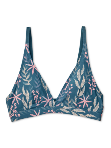 Dedoles oryginalny prezent Bezszwowa braletka z trójkątnymi miseczkami Łąka i trawa