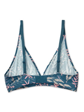 Pomysły na prezenty Bezszwowa braletka z trójkątnymi miseczkami Łąka i trawa