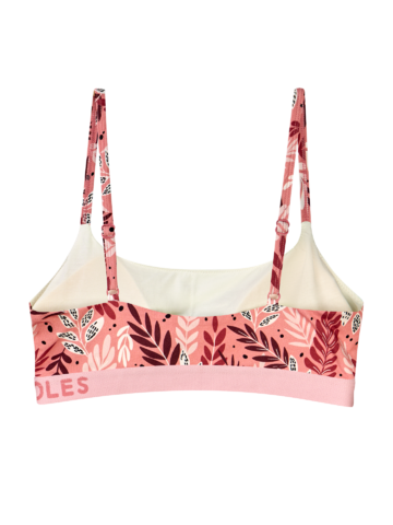 Lifestyle fotó Női melltartó modállal Rózsaszín levelek