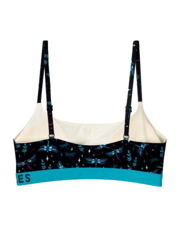 Obrázok produktu Dámska podprsenka s modalom Vážky v noci