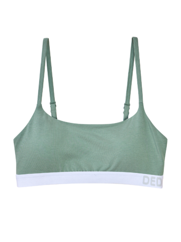 Eredeti ajándék a Dedolestől Zsályazöld női melltartó modállal