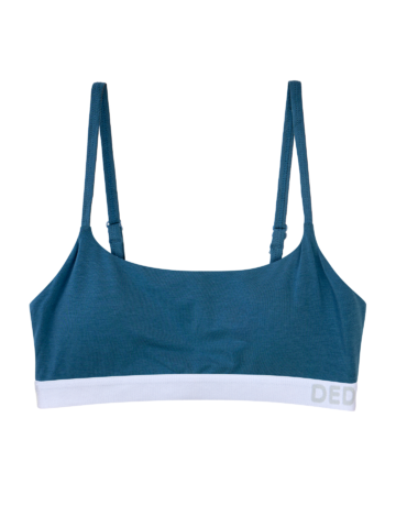 Szerezzen magának örömet ezzel a Dedoles darabbal Sötét petróleumszínű női melltartó modállal
