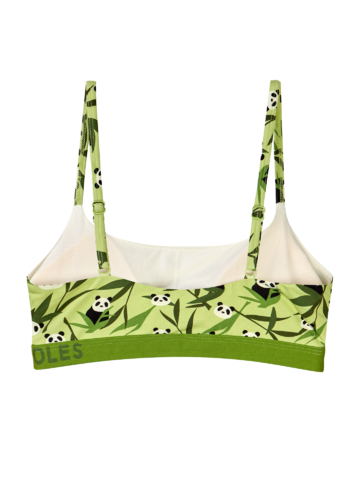 Kedvezmény Vidám női melltartó modállal Pandák és bambusz