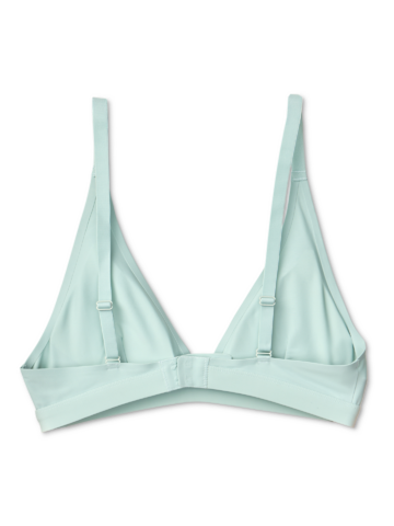 Foto Jasnozielona bezszwowa braletka z trójkątnymi miseczkami 