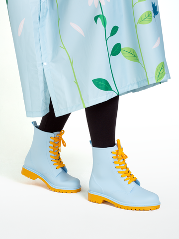 Pastel blue boots discount