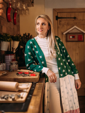 Lifestyle foto Весела дамска жилетка Дружелюбен пингвин