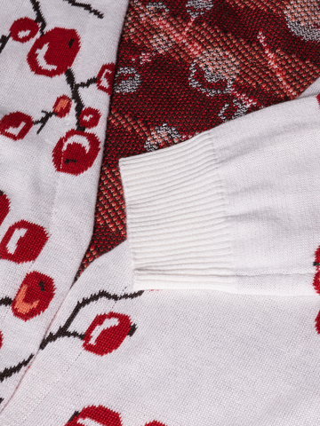 Hľadáte originálny a nezvyčajný darček? Obdarovaného zaručene prekvapí Cardigan Buonumore da donna Piccoli frutti invernali