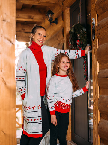 Obrázok produktu Cardigan alegre de mulher Urso de Inverno