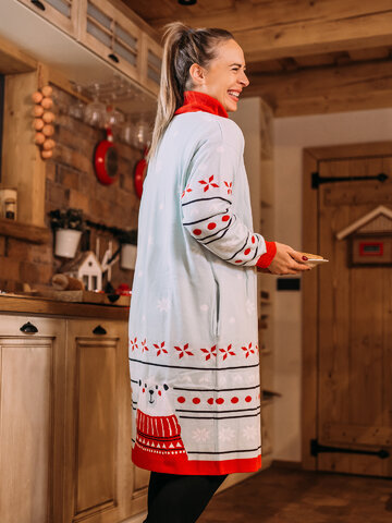 Výnimočný darček od Dedoles Cardigan alegre de mulher Urso de Inverno