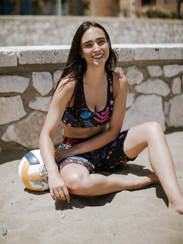 a tökéletes és egyedi ruházathoz Vidám sport rövidnadrág Neon virágok