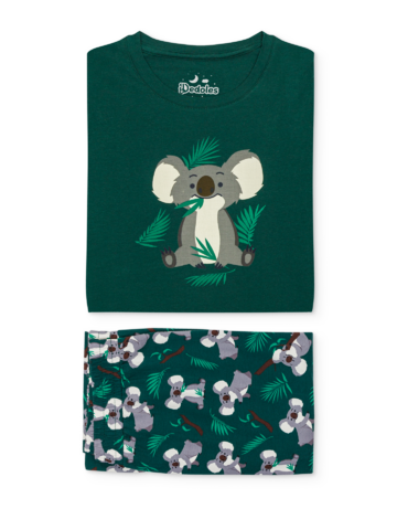 Obrázok produktu Весела дамска пижама Коала и листа