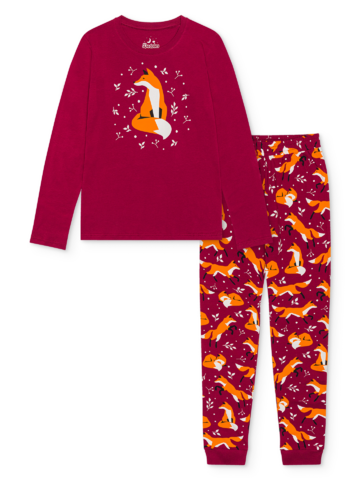 ОТСТЪПКА Весела дамска пижама Лисица и листа