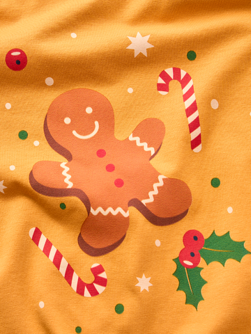 Lifestyle-Foto Lustiger Pyjama für Frauen Lebkuchen & Süßigkeiten