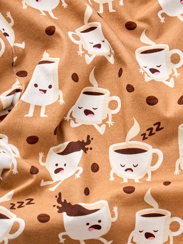 Foto Lustiger Pyjama für Frauen Schläfriger Kaffee 