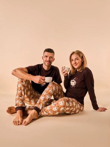 Tip na darček Veselé dámské pyžamo Ospalá káva
