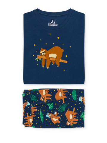 Výnimočný darček od Dedoles Весела дамска пижама Сънлив ленивец