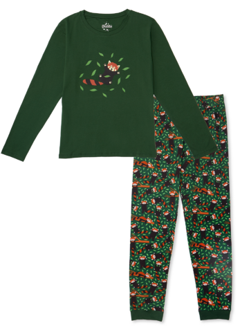 für ein vollkommenes und originelles Outfit Lustiger Pyjama für Frauen Roter Panda