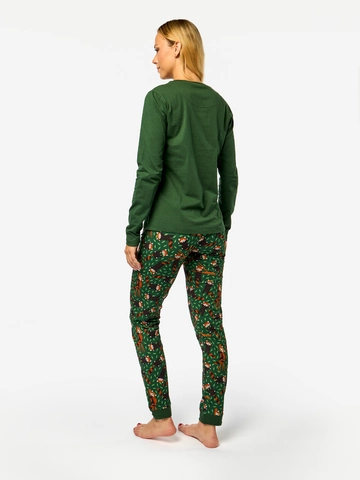 Obrázok produktu Veselé dámské pyžamo Panda červená