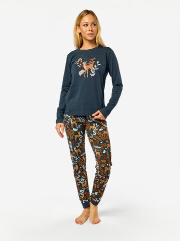 Lifestyle-Foto Lustiger Pyjama für Frauen Reh
