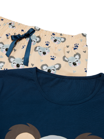 Lifestyle foto Весела дамска пижама Щастлива коала