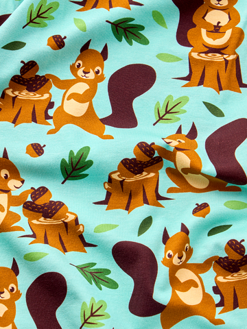 Ausverkauf Lustiger Pyjama für Frauen Eichhörnchen im Wald