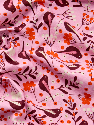 Geschenktipp Lustiger Pyjama für Frauen Vögel und Beeren