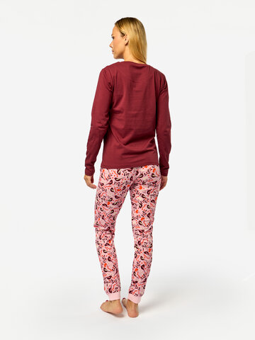 Geschenk von Dedoles Lustiger Pyjama für Frauen Vögel und Beeren