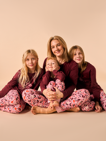 Ausverkauf Lustiger Pyjama für Frauen Vögel und Beeren