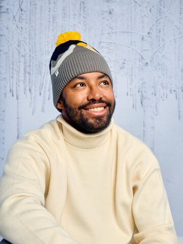 Obrázok produktu Berretto con pon-pon Buonumore Tramonto in montagna