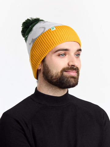 Eredeti ajándék a Dedolestől Vidám kötött sapka Egy pohár sör