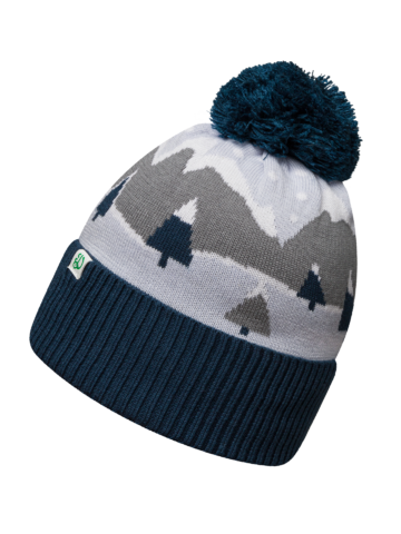 Zľava Berretto con pon-pon Buonumore Montagne innevate