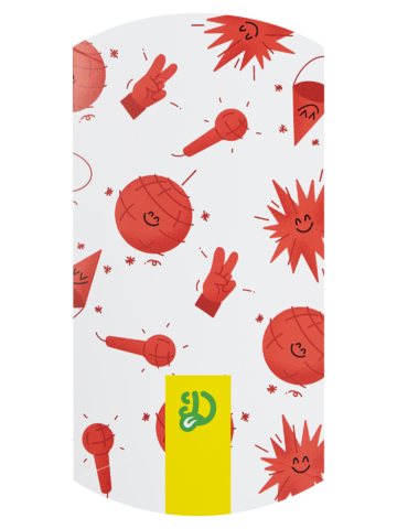 Lifestyle foto Caixa presente oval Celebração