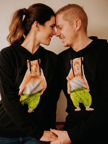 Pre dokonalý a originálny outfit Felpa Buonumore da donna con cappuccio Criceto Dedoles