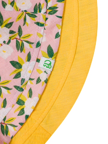 Sale Women's Bucket Hat White Roses