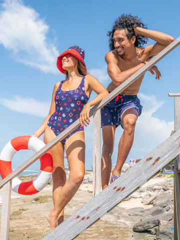 Pre dokonalý a originálny outfit Women's Bucket Hat Maritime Mood