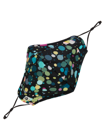 Pre dokonalý a originálny outfit Vrolijk antibacterieel mondkapje Regenlichtjes – grote maat