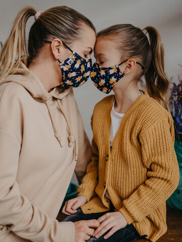 Zľava Vrolijk antibacterieel mondkapje Party hamsters – medium