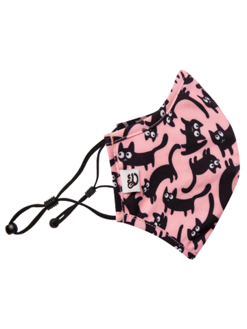 Hľadáte originálny a nezvyčajný darček? Obdarovaného zaručene prekvapí Vrolijk antibacterieel mondkapje Roze katten – medium