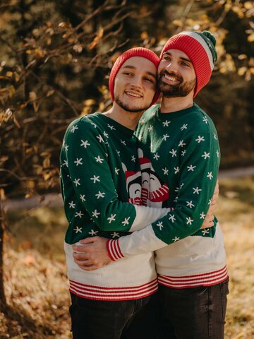 Kedvezmény Vidám kötött sapka Szia, pingvin