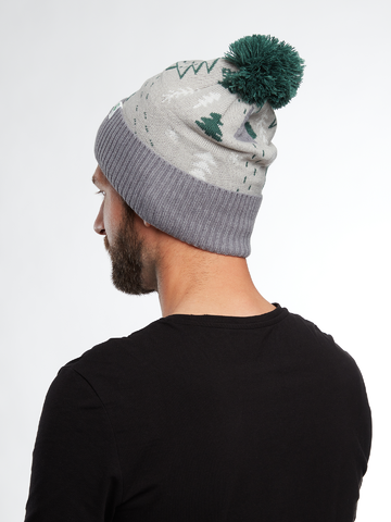 Sale Beanie Grey Forest