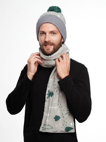 Sale Beanie Grey Forest