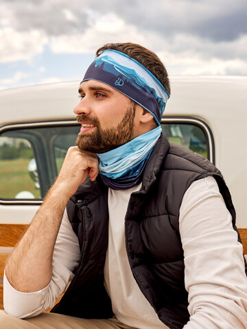 Hľadáte originálny a nezvyčajný darček? Obdarovaného zaručene prekvapí Veselá funkčná čelenka Ranné hory