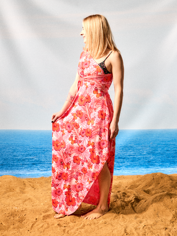 a tökéletes és egyedi ruházathoz Vidám strandkendő Hibiszkusz