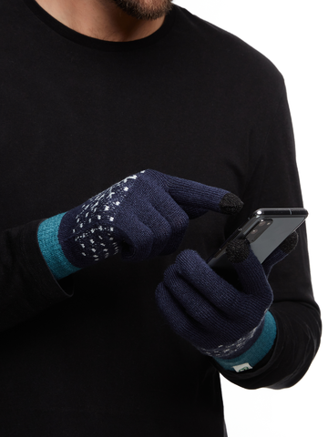 Zľava Veselé pletené rukavice Zimná nálada