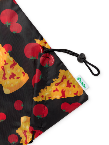 Szerezzen magának örömet ezzel a Dedoles darabbal Vidám bevásárlótáska Sajtos pizza