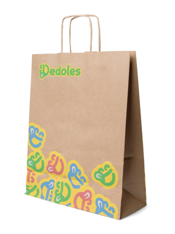 Tip na darček Veľká papierová taška Dedoles