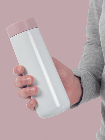 Zľava Cestovný hrnček LUND LONDON 350 ml White & Pink